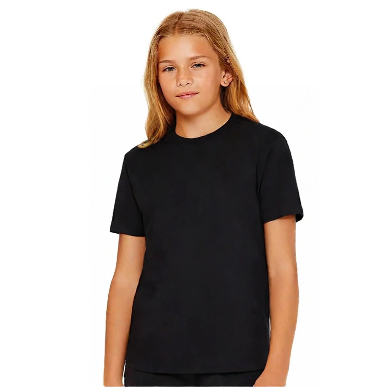 Gildan Youth Light Cotton Crewneck Short Sleeve T-Shirt for School, Sports & Casual Wear Everyday Tee
